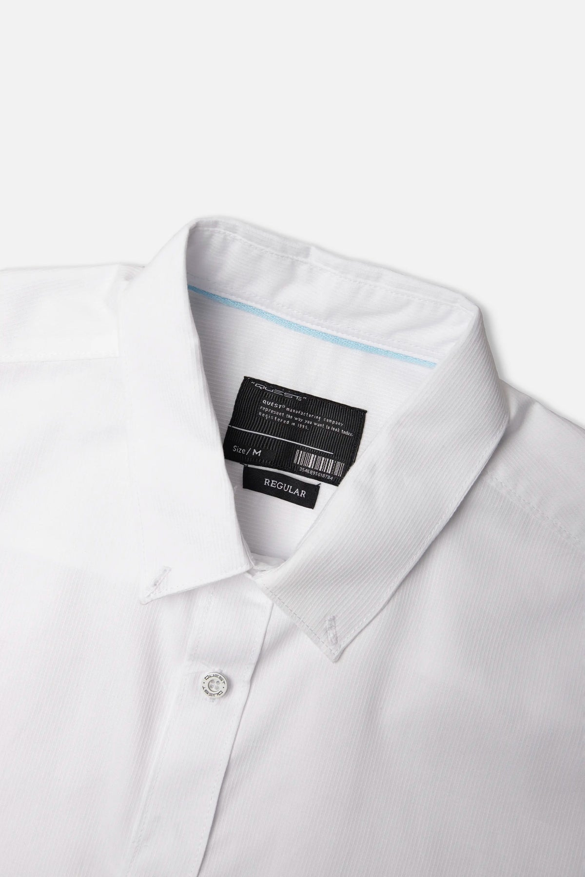 CAMISA MANGA LARGA COLOR BLANCO OPTICO