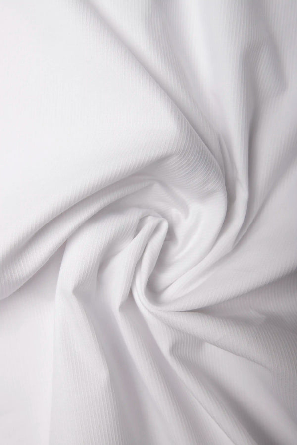 CAMISA MANGA LARGA COLOR BLANCO OPTICO