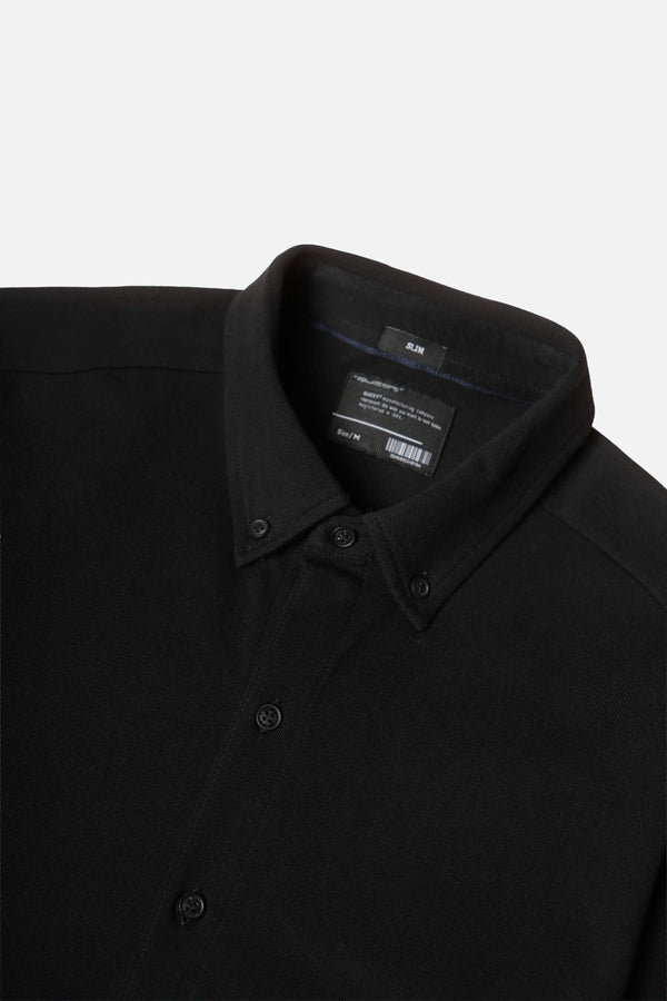 CAMISA MANGA CORTA COLOR NEGRO