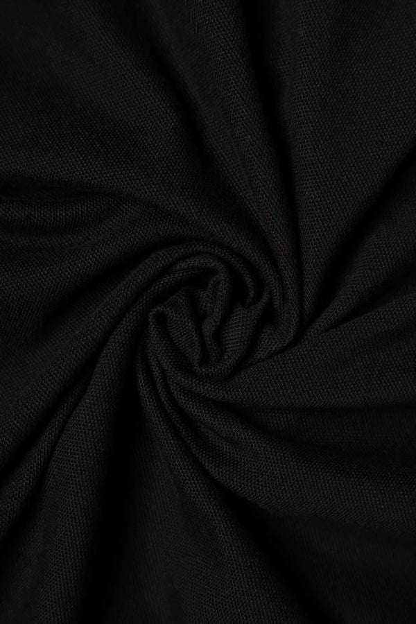 CAMISA MANGA CORTA COLOR NEGRO