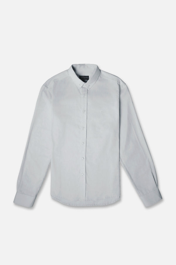 CAMISA MANGA CORTA COLOR AZUL HIELO