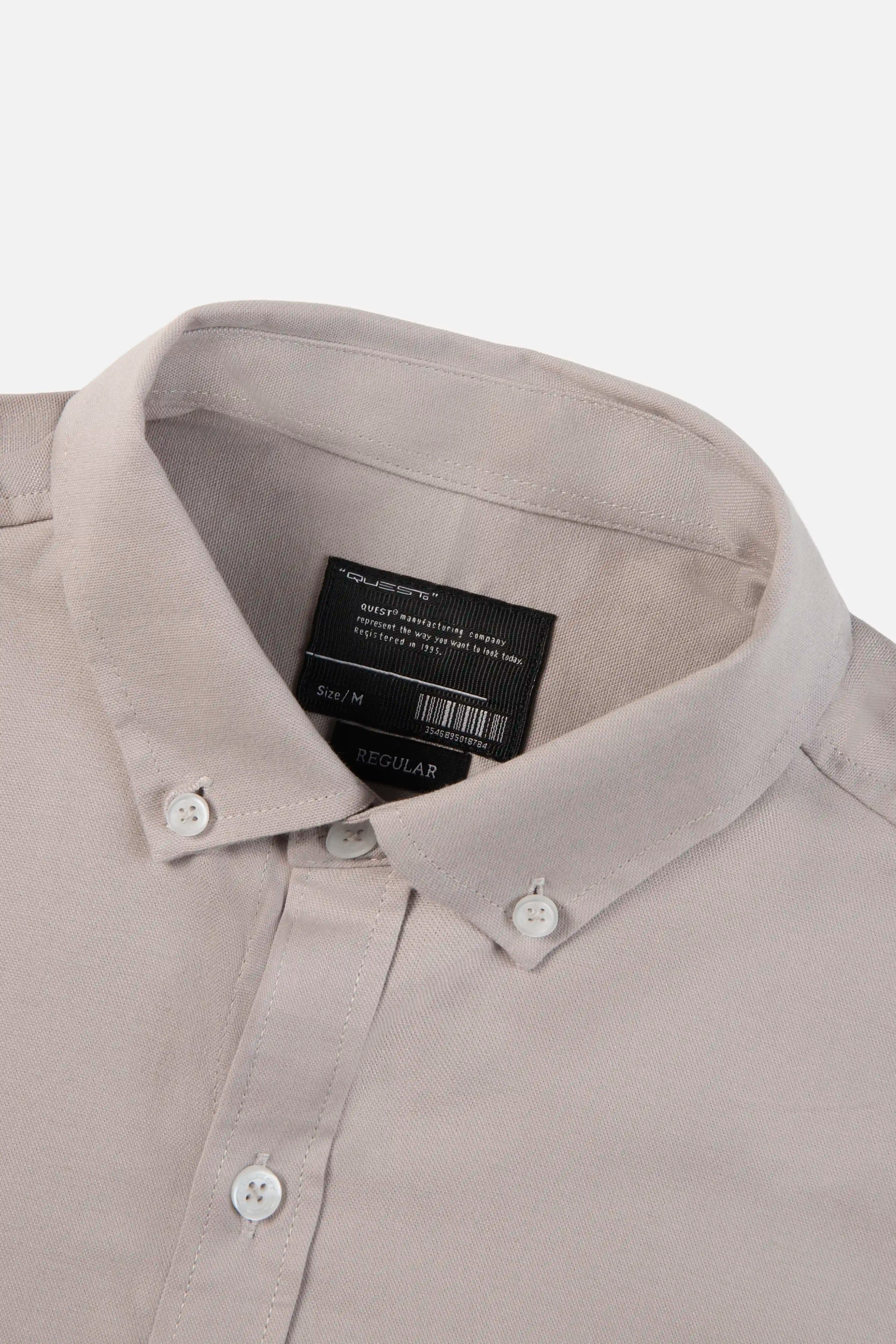 CAMISA MANGA CORTA COLOR VIOLETA ICE