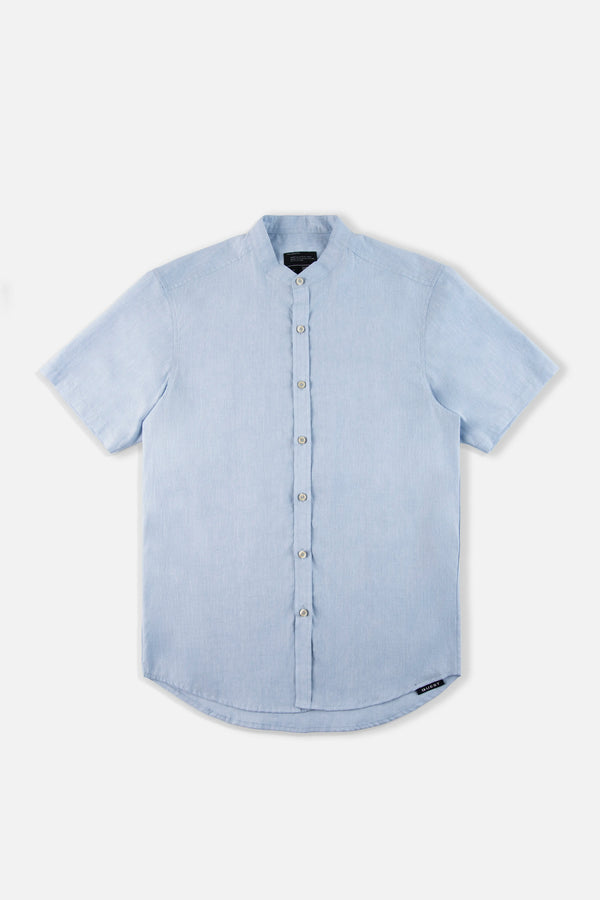 CAMISA MANGA CORTA COLOR AZUL CLARO