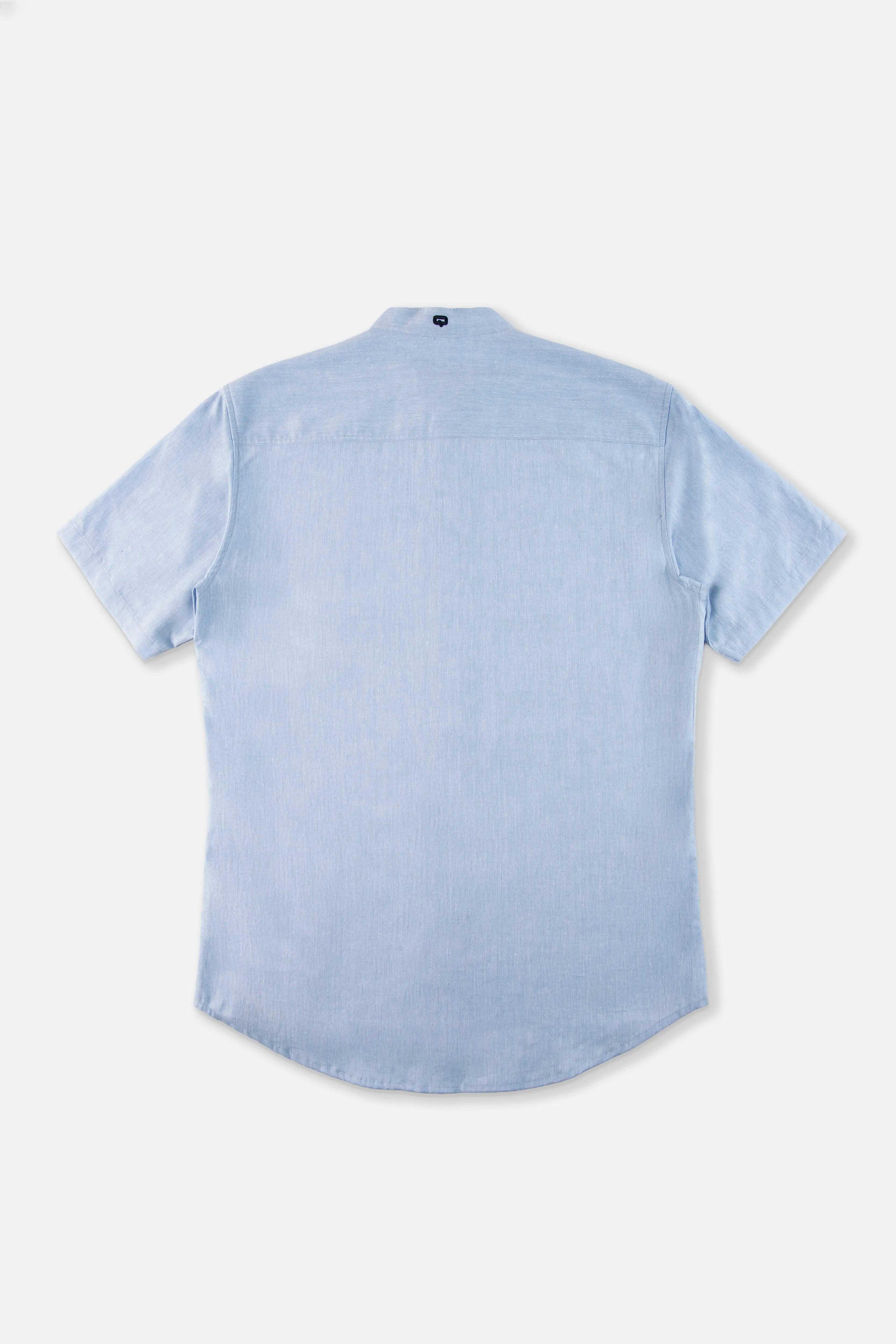 CAMISA MANGA CORTA COLOR AZUL CLARO