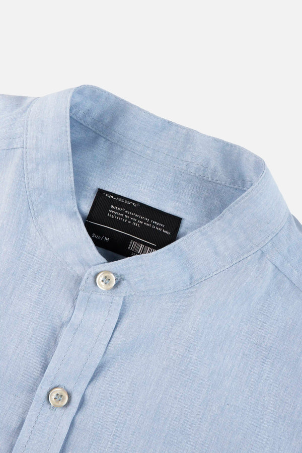 CAMISA MANGA CORTA COLOR AZUL CLARO