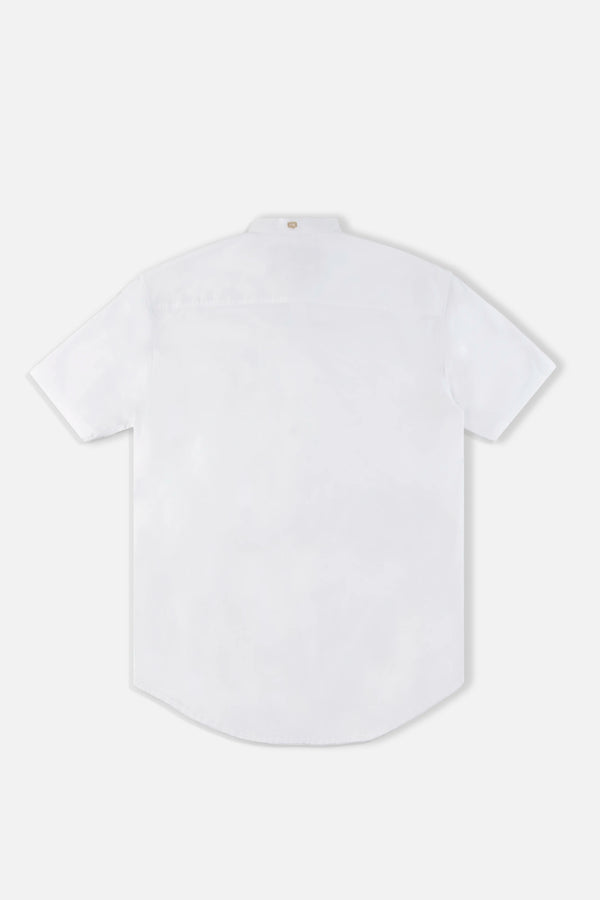 CAMISA MANGA CORTA COLOR CRUDO
