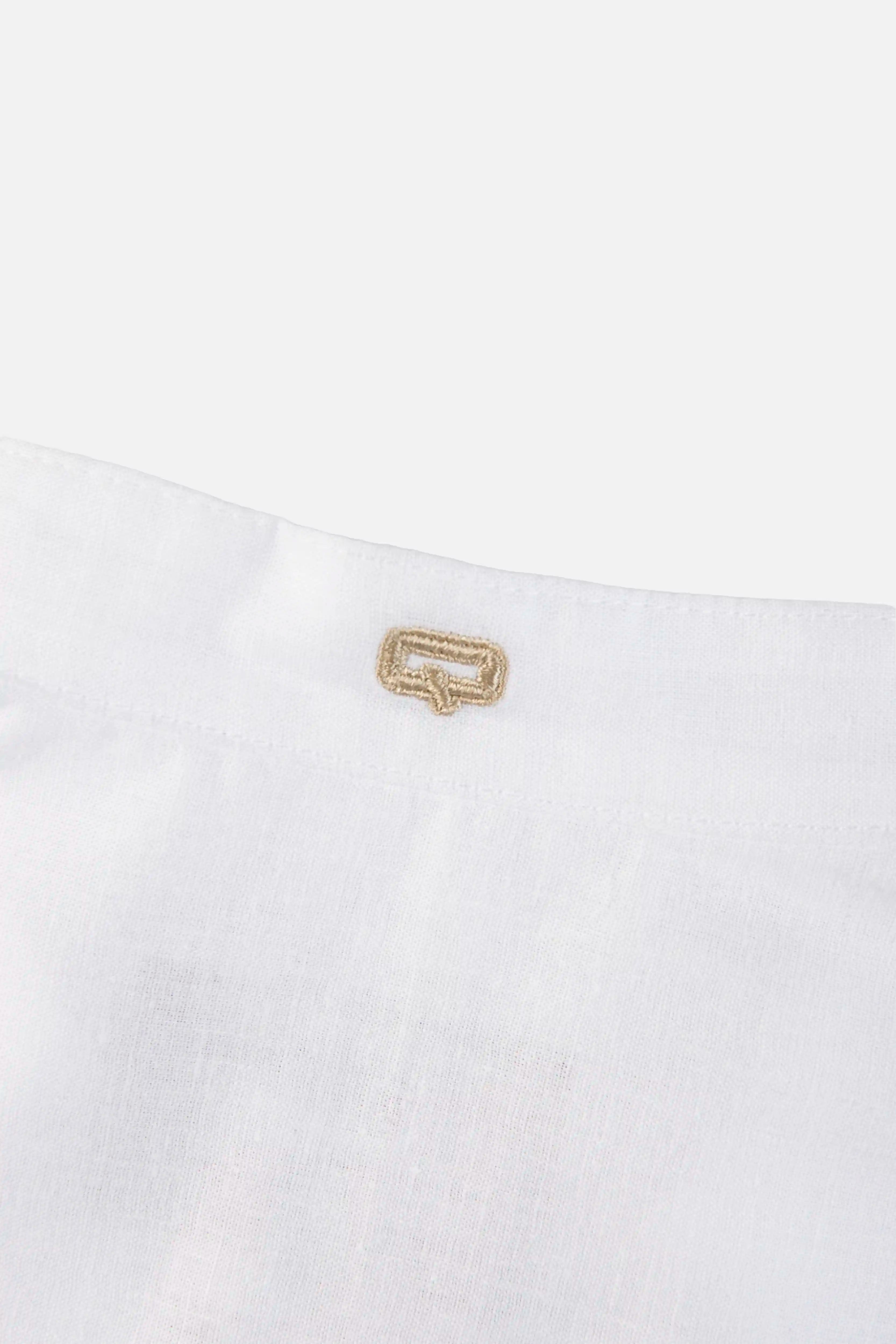CAMISA MANGA CORTA COLOR CRUDO