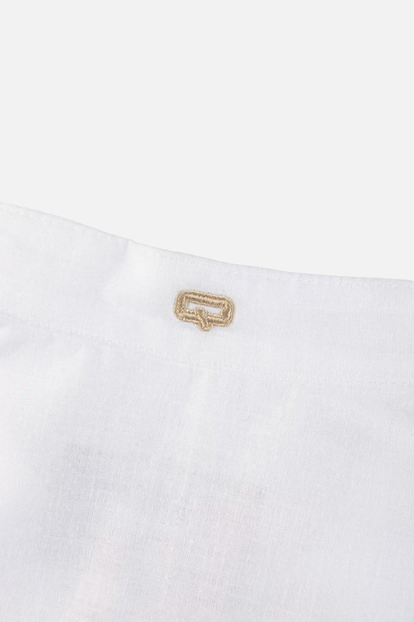 CAMISA MANGA CORTA COLOR CRUDO