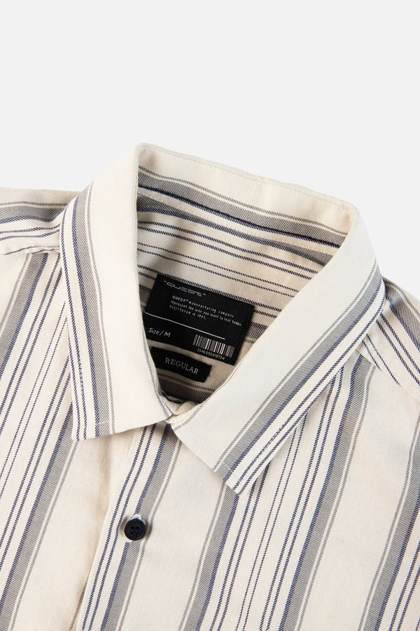 CAMISA MANGA CORTA COLOR BEIGE