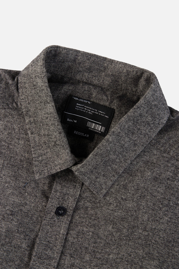 CAMISA MANGA LARGA COLOR NEGRO