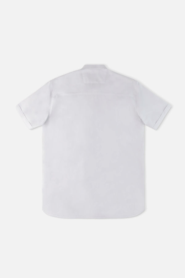 CAMISA MANGA CORTA COLOR BLANCO