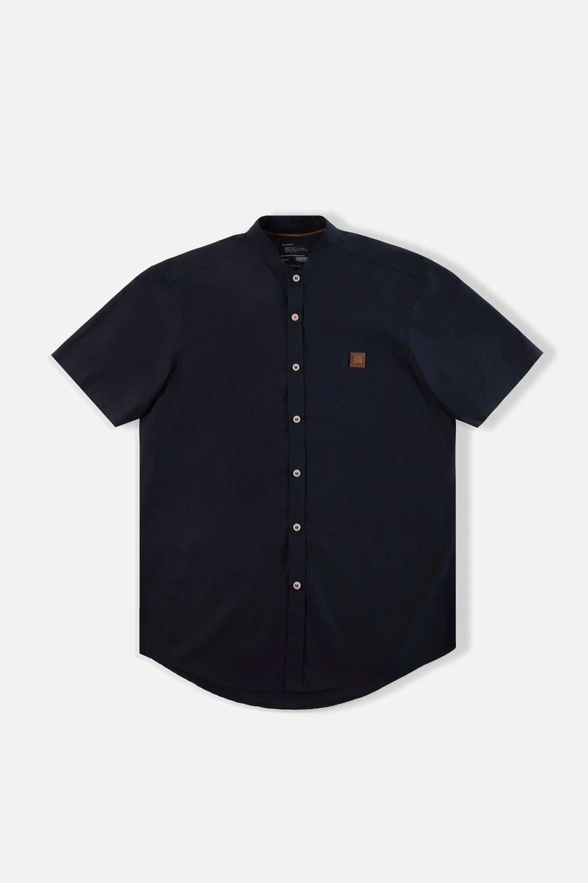 CAMISA MANGA CORTA COLOR AZUL NOCHE