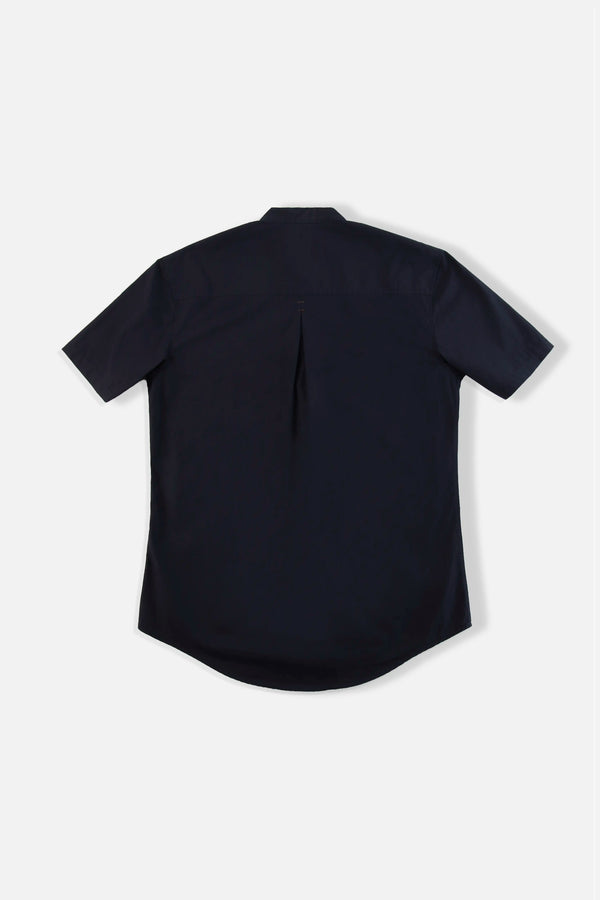 CAMISA MANGA CORTA COLOR AZUL NOCHE