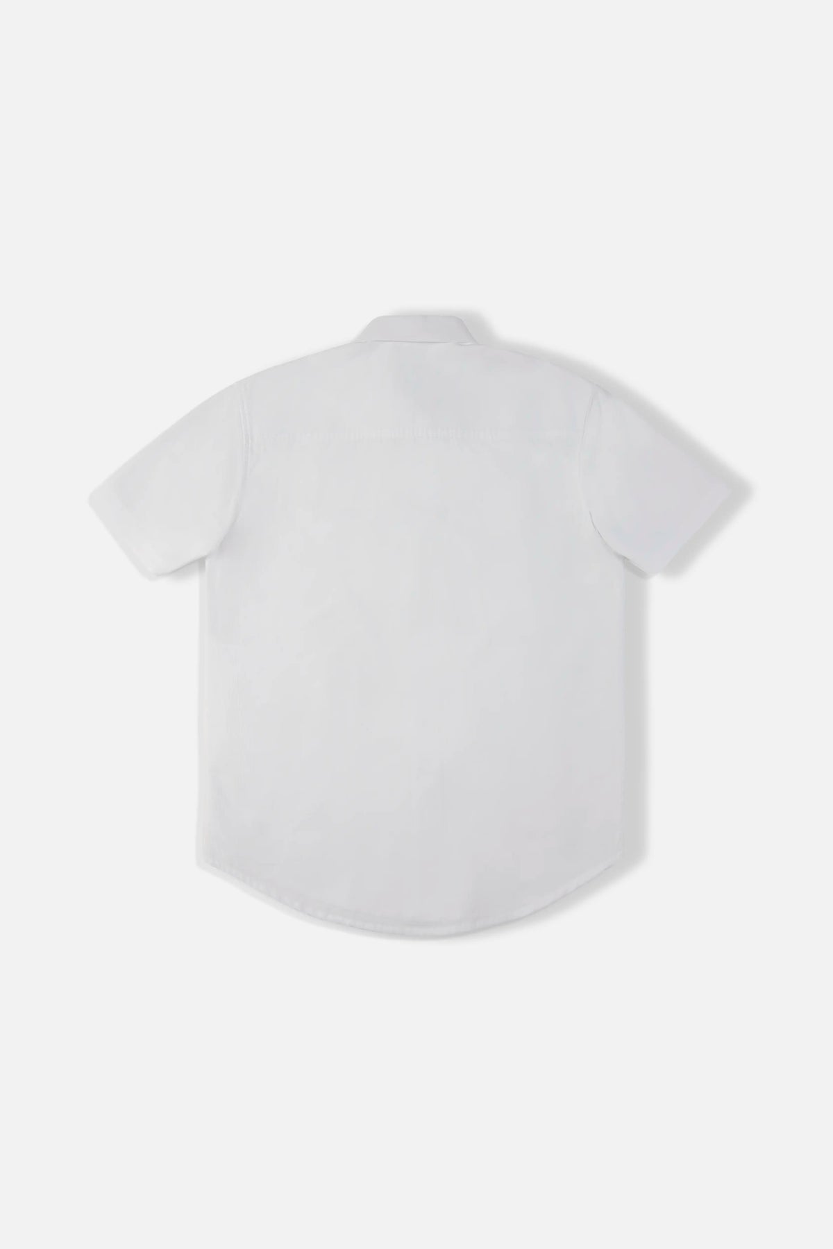 CAMISA MANGA CORTA COLOR BLANCO OPTICO