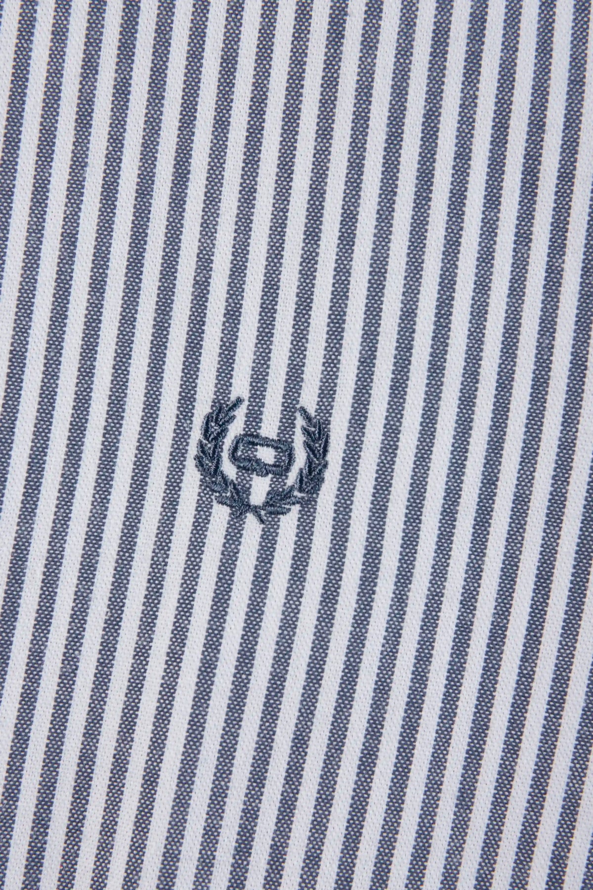 CAMISA MANGA CORTA COLOR BLANCO-AZUL INDIGO