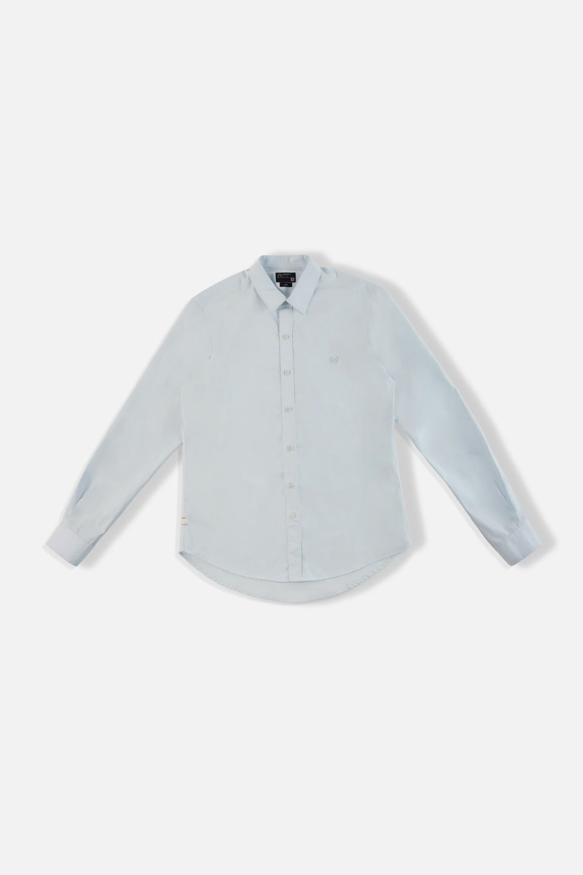 CAMISA MANGA LARGA COLOR AZUL CLARO