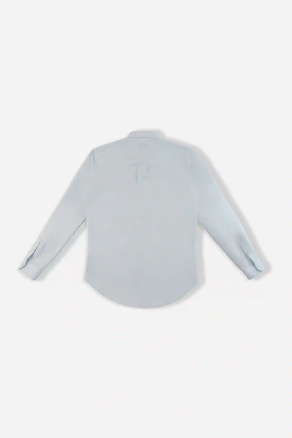 CAMISA MANGA LARGA COLOR AZUL CLARO