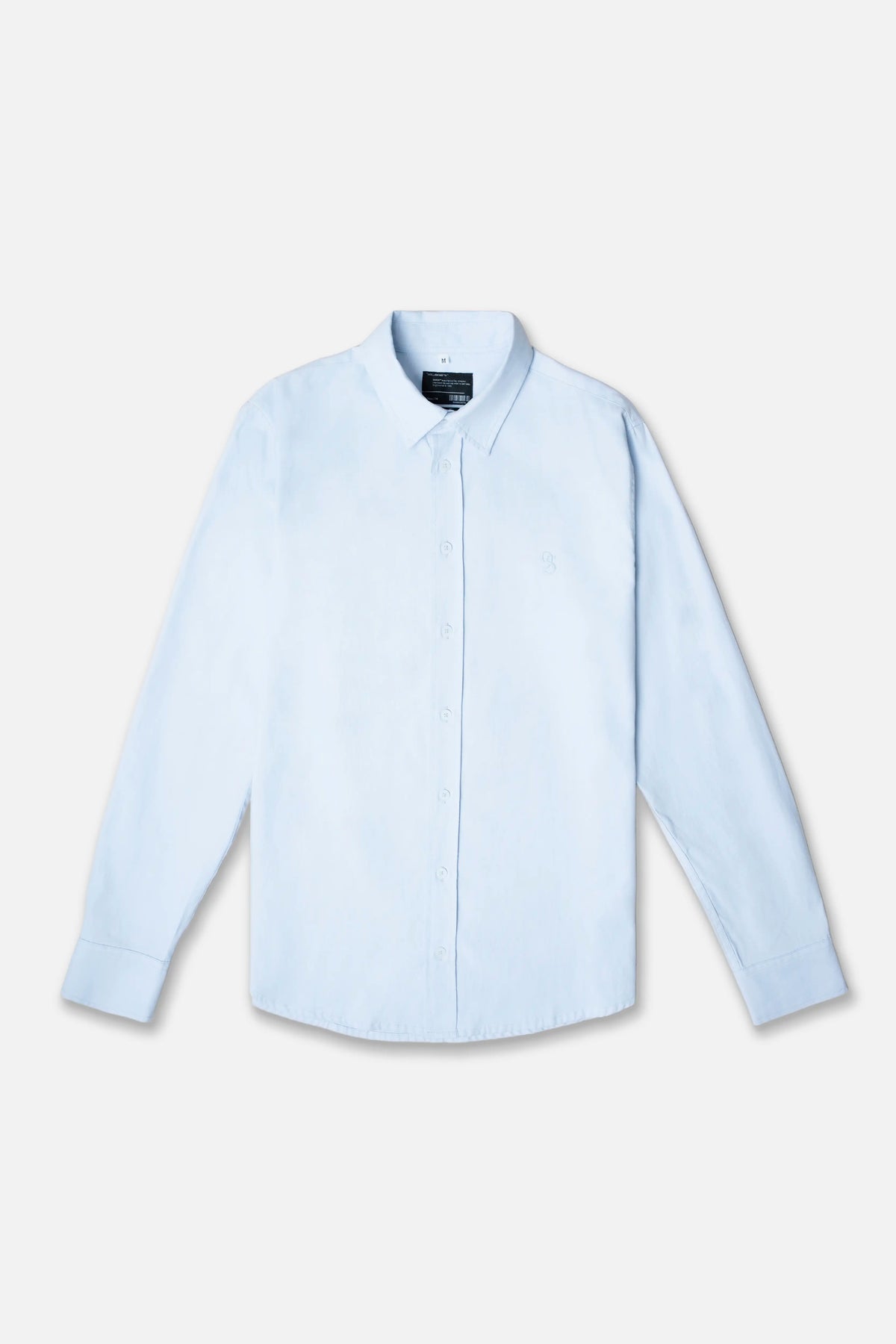 CAMISA MANGA LARGA COLOR AZUL CLARO