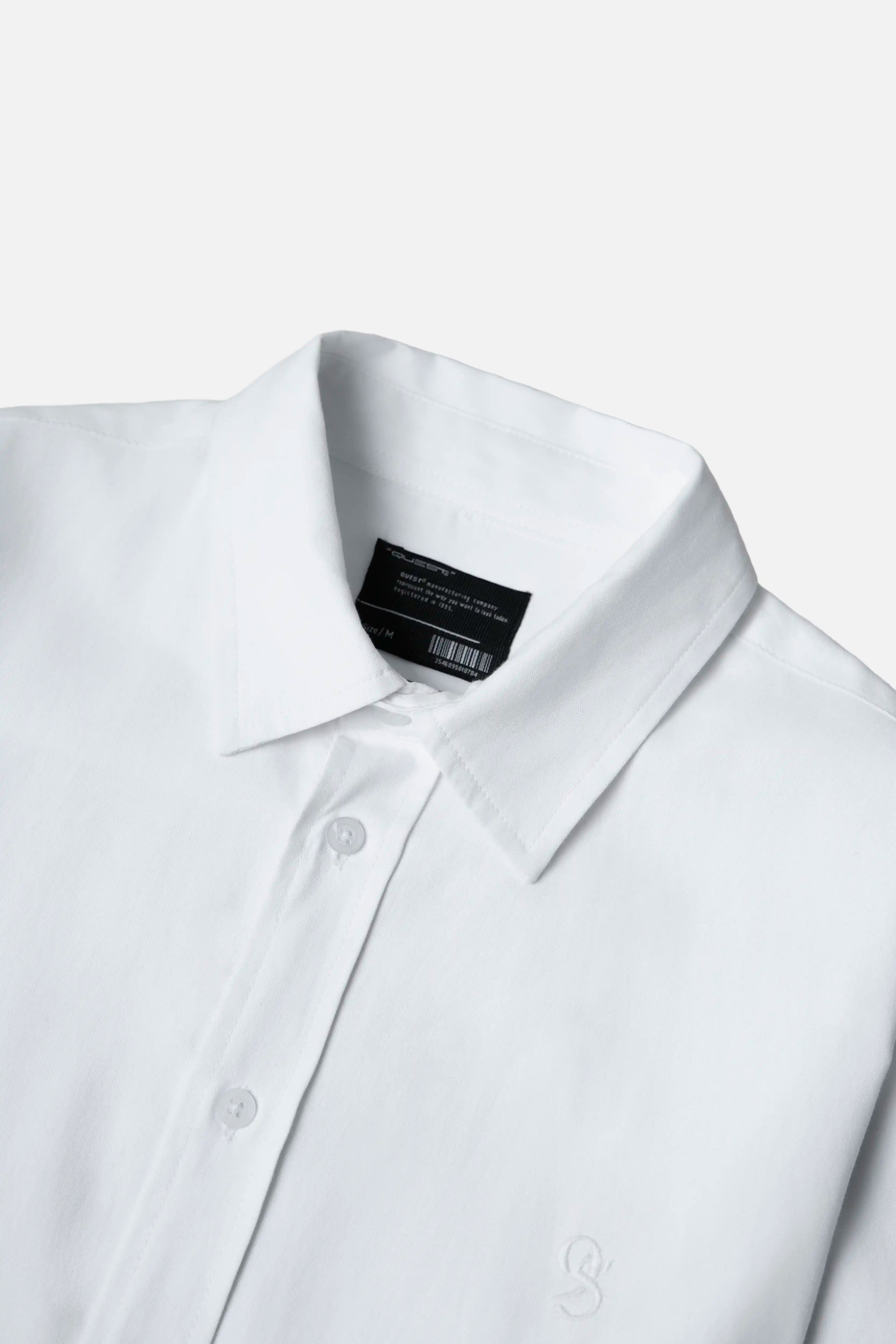 CAMISA MANGA LARGA COLOR IVORY