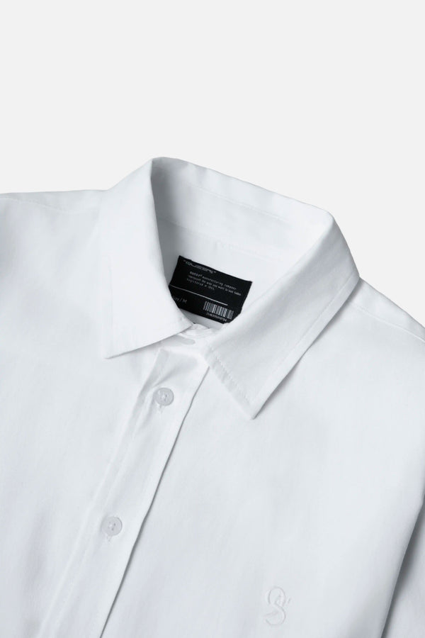 CAMISA MANGA LARGA COLOR IVORY