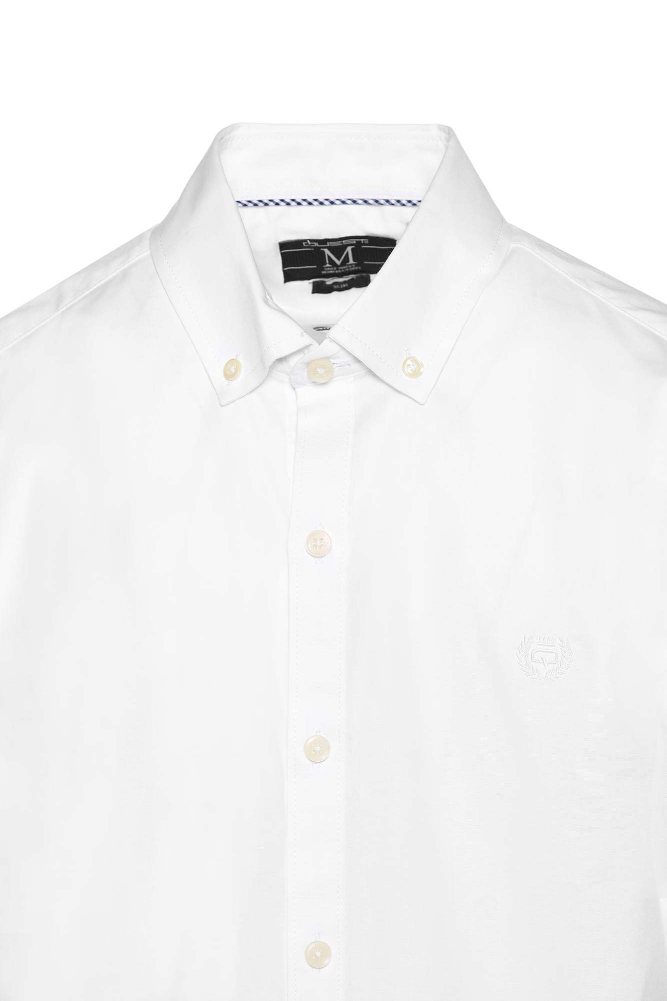 CAMISA SLIM MANGA CORTA COLOR BLANCO OPTICO