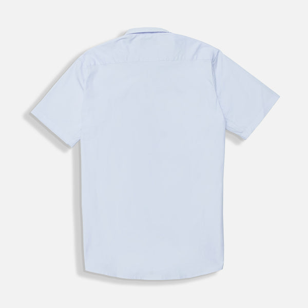 CAMISA SLIM MANGA CORTA COLOR BLANCO OPTICO