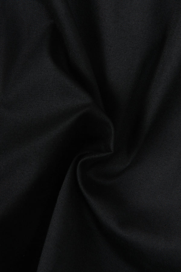 CAMISA SLIM MANGA LARGA COLOR NEGRO