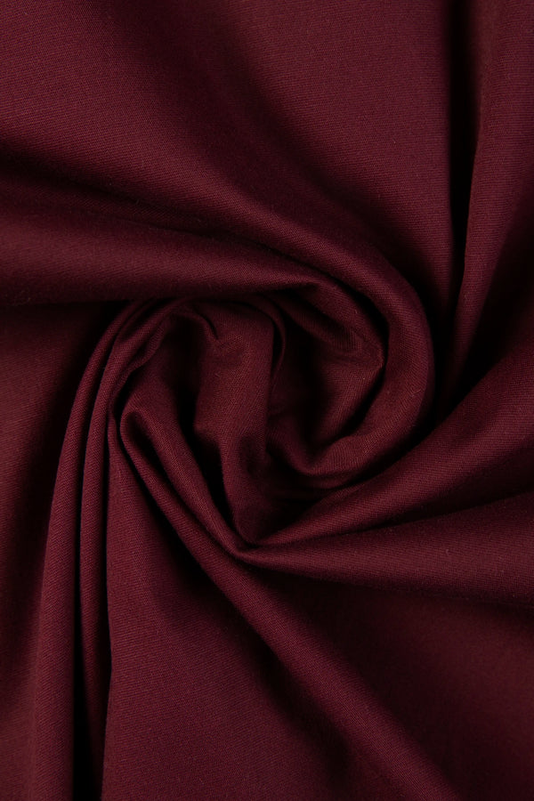 CAMISA SLIM MANGA LARGA COLOR VINOTINTO