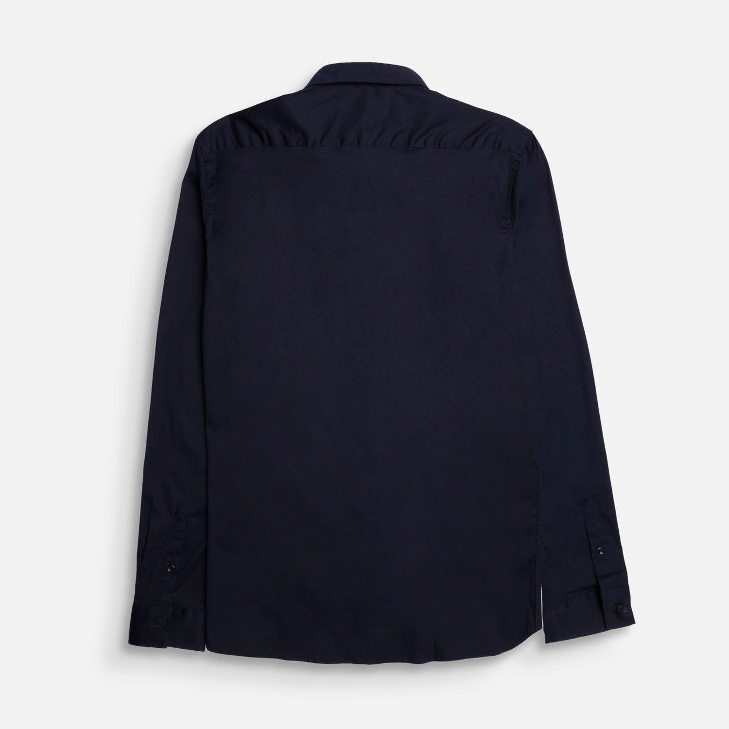 CAMISA SLIM MANGA LARGA COLOR AZUL OSCURO