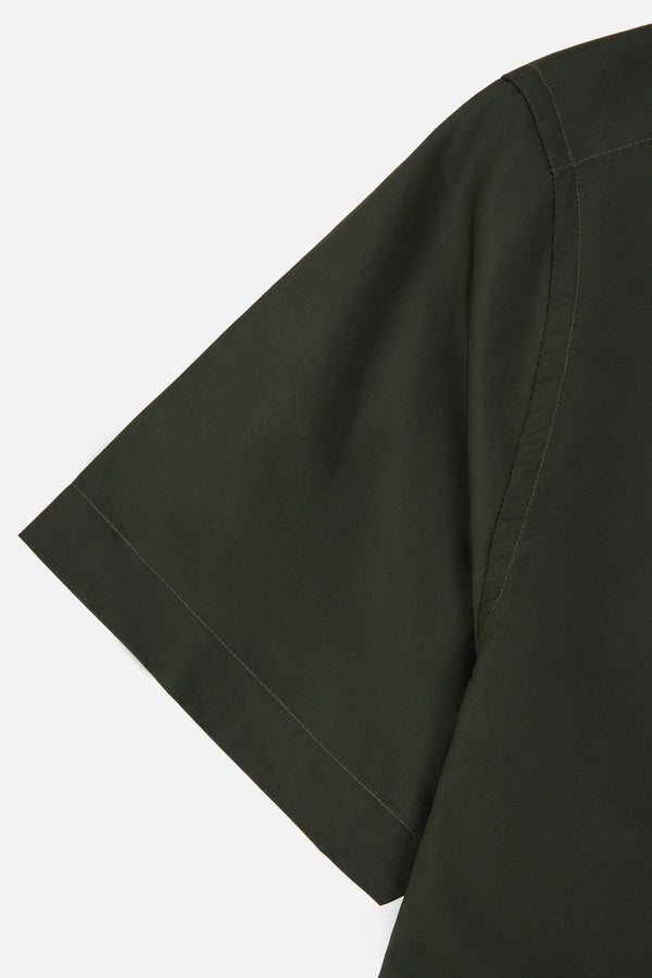 CAMISA MANGA CORTA COLOR VERDE MILITAR