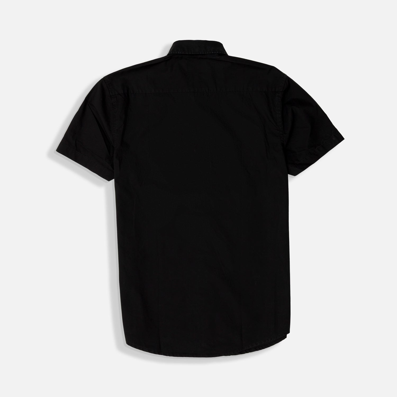 CAMISA MANGA CORTA COLOR NEGRO