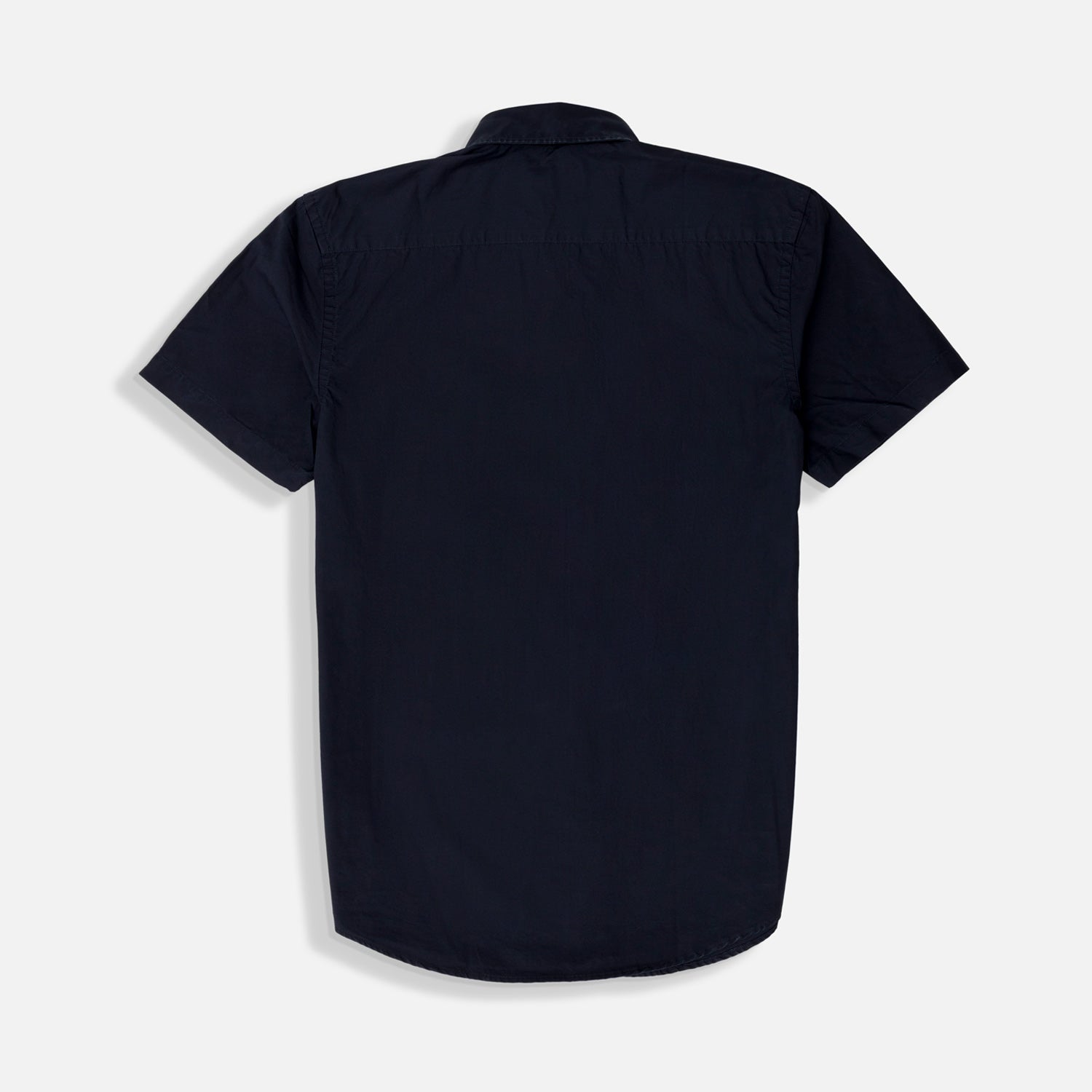 CAMISA MANGA CORTA COLOR AZUL NOCHE