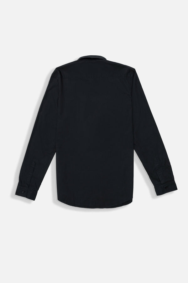 CAMISA MANGA LARGA COLOR NEGRO