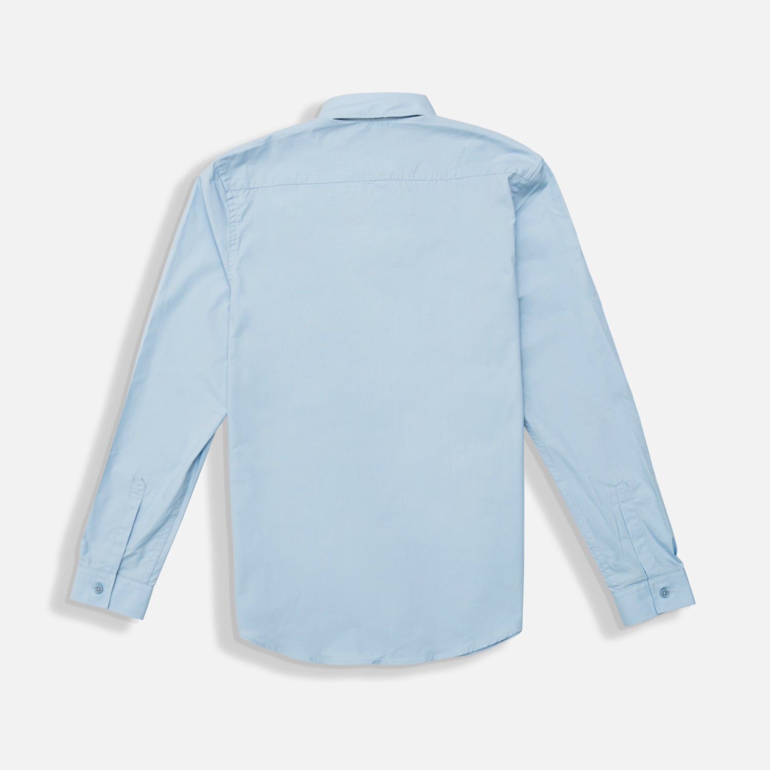 CAMISA MANGA LARGA COLOR AZUL CLARO