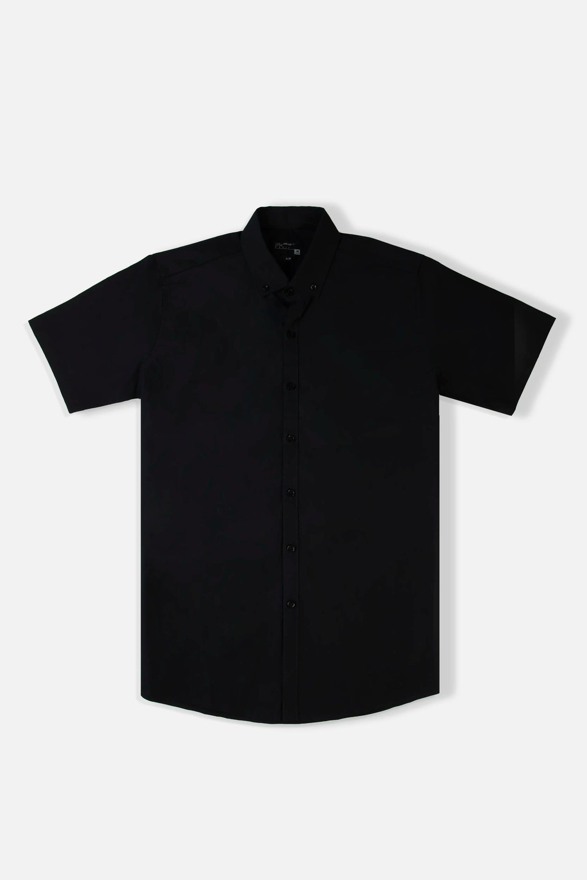 CAMISA MANGA CORTA COLOR NEGRO
