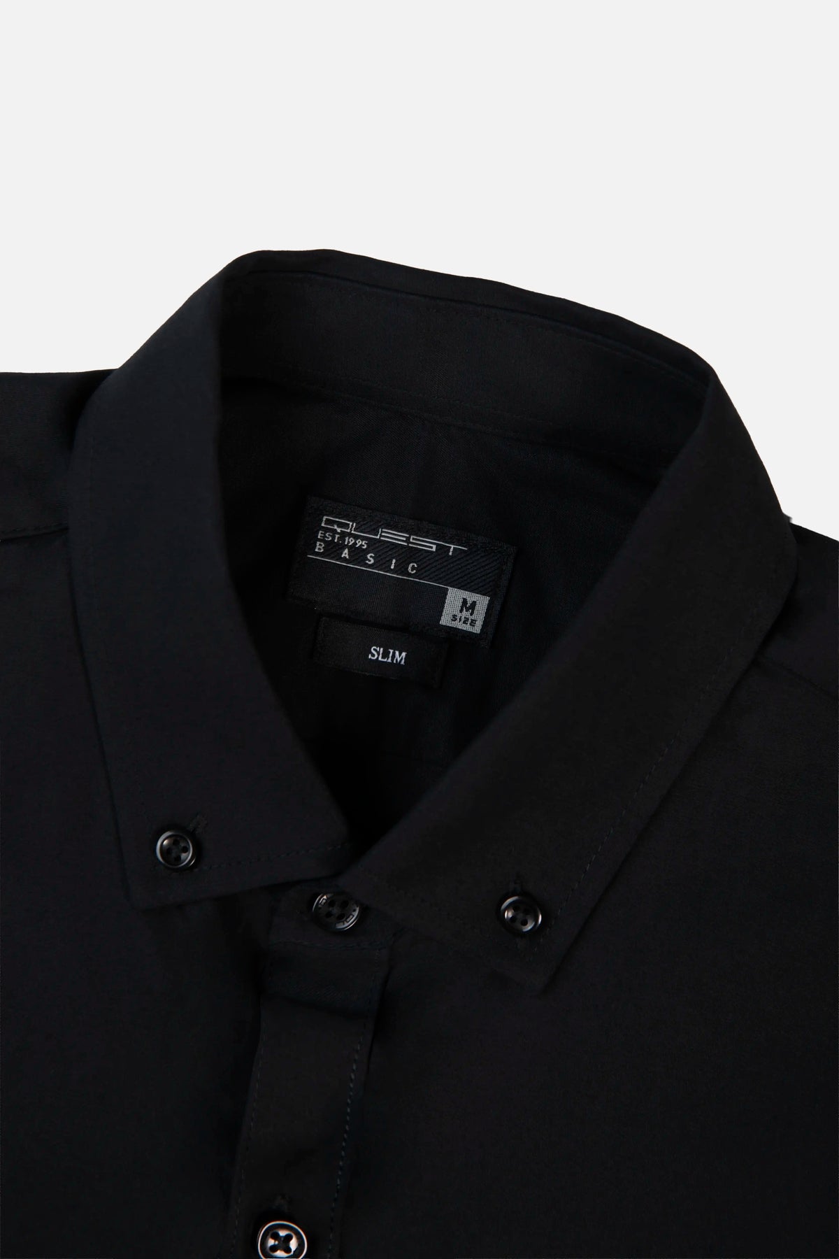 CAMISA MANGA CORTA COLOR NEGRO