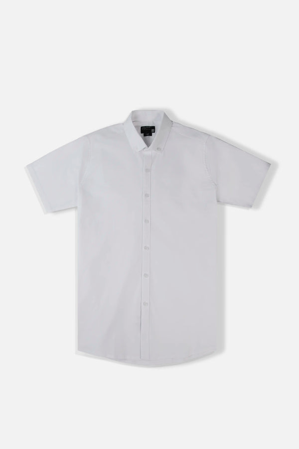 CAMISA MANGA CORTA COLOR BLANCO