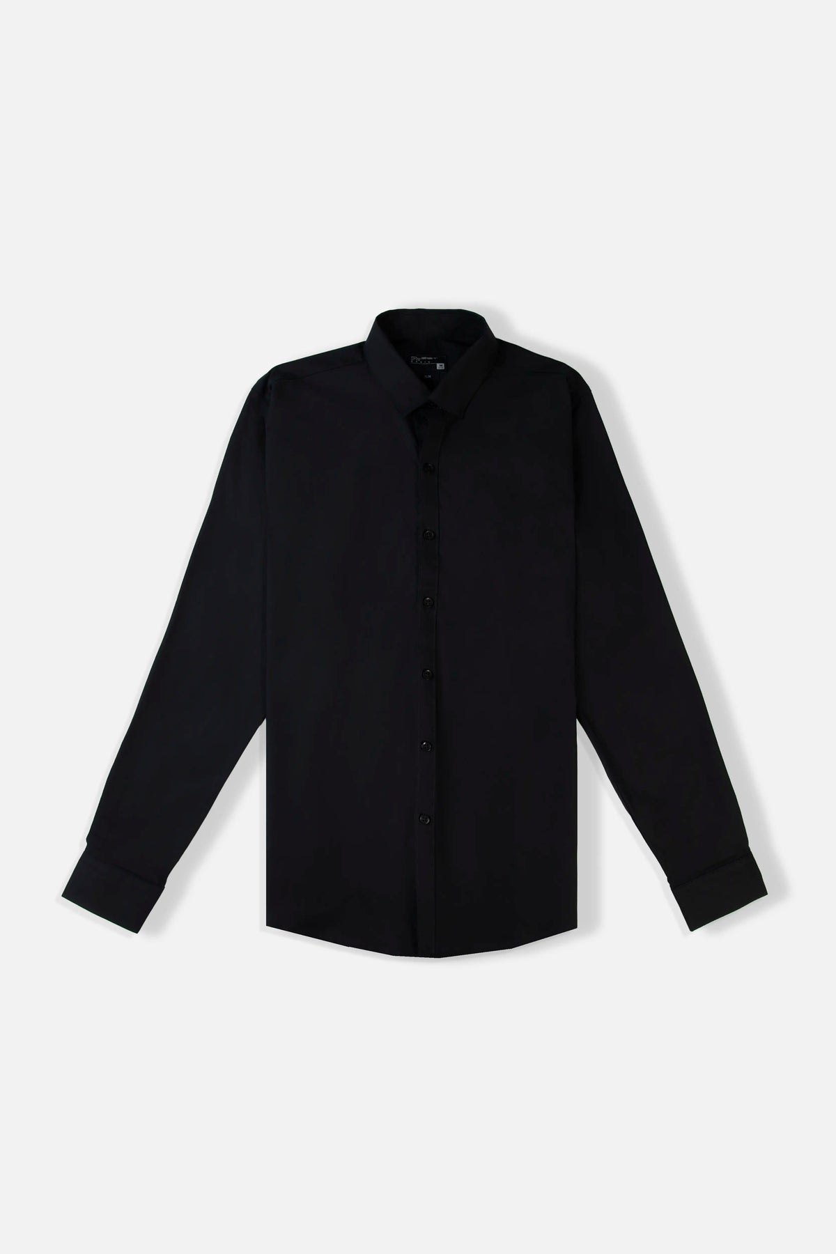 CAMISA MANGA LARGA COLOR NEGRO