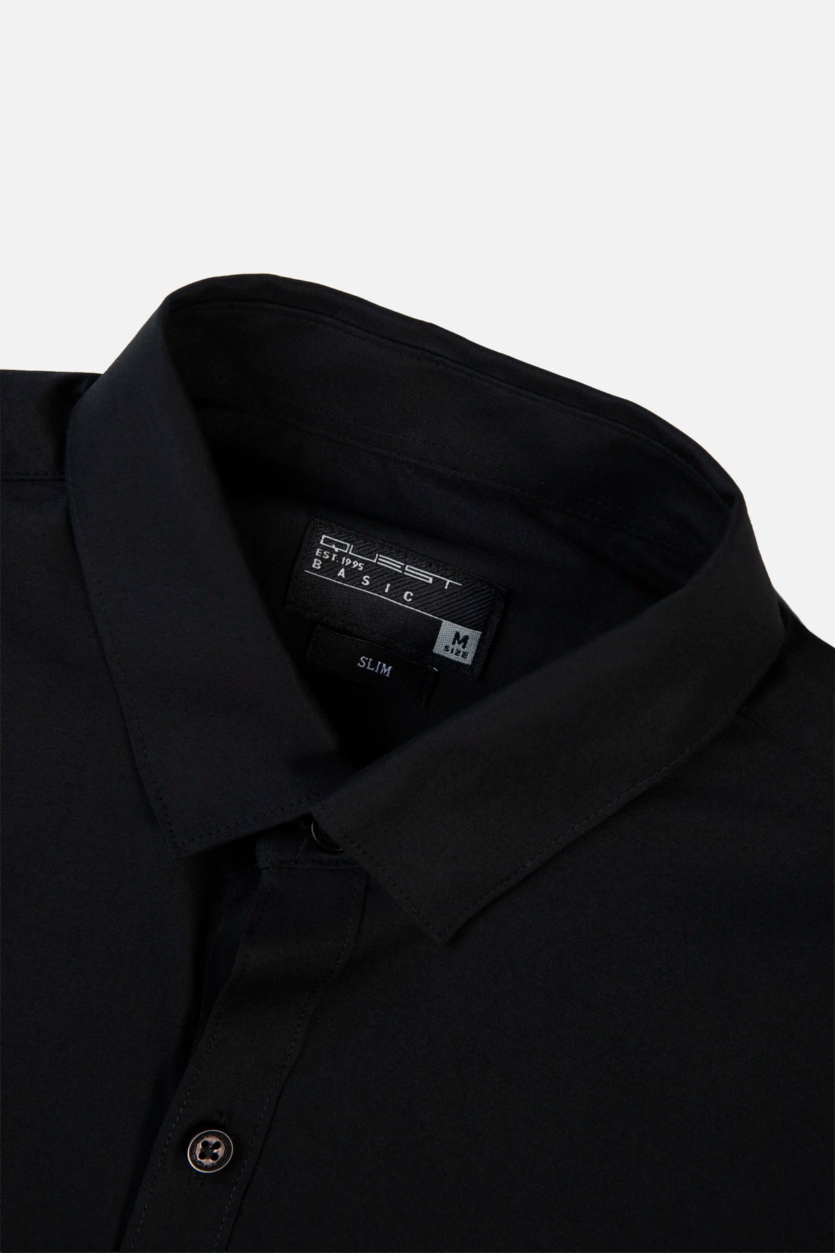 CAMISA MANGA LARGA COLOR NEGRO