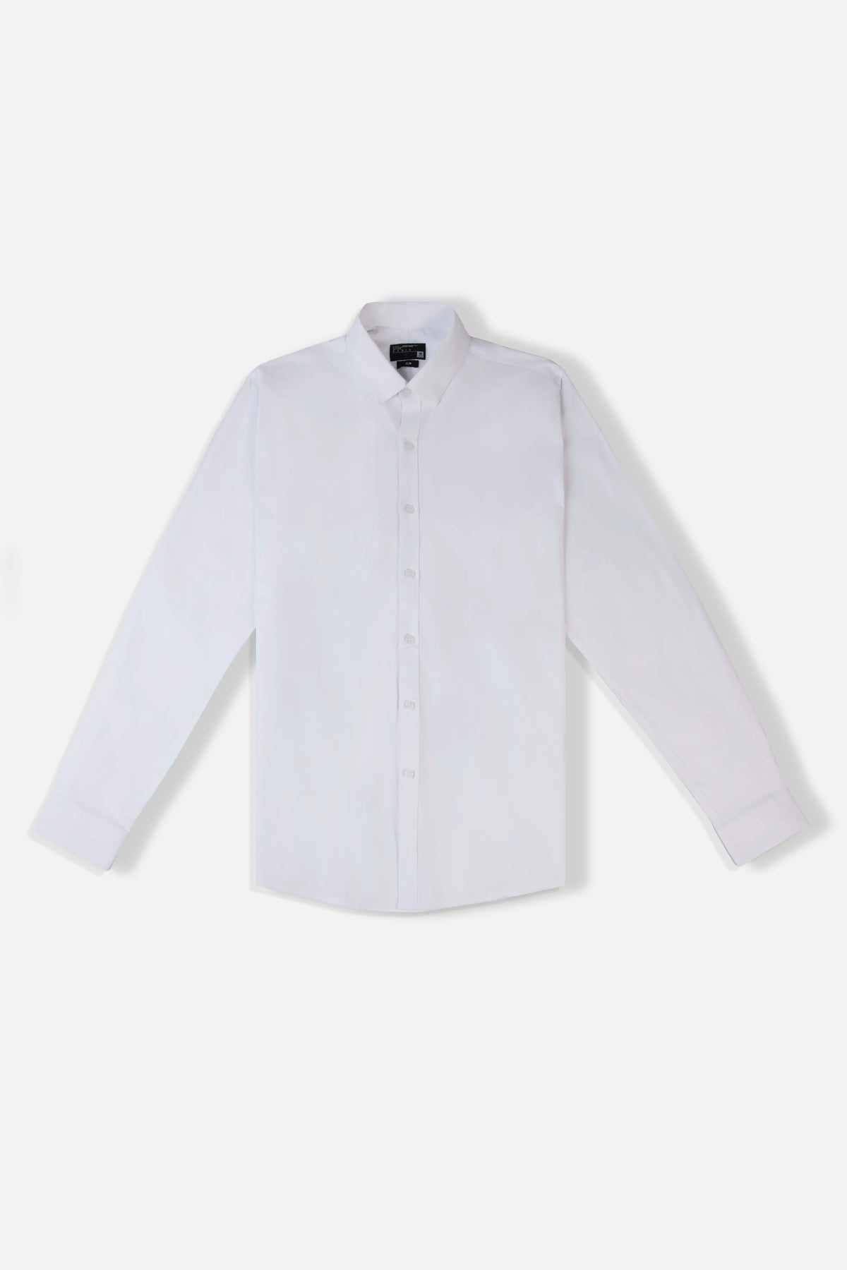 CAMISA MANGA LARGA COLOR BLANCO