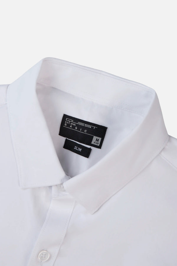 CAMISA MANGA LARGA COLOR BLANCO