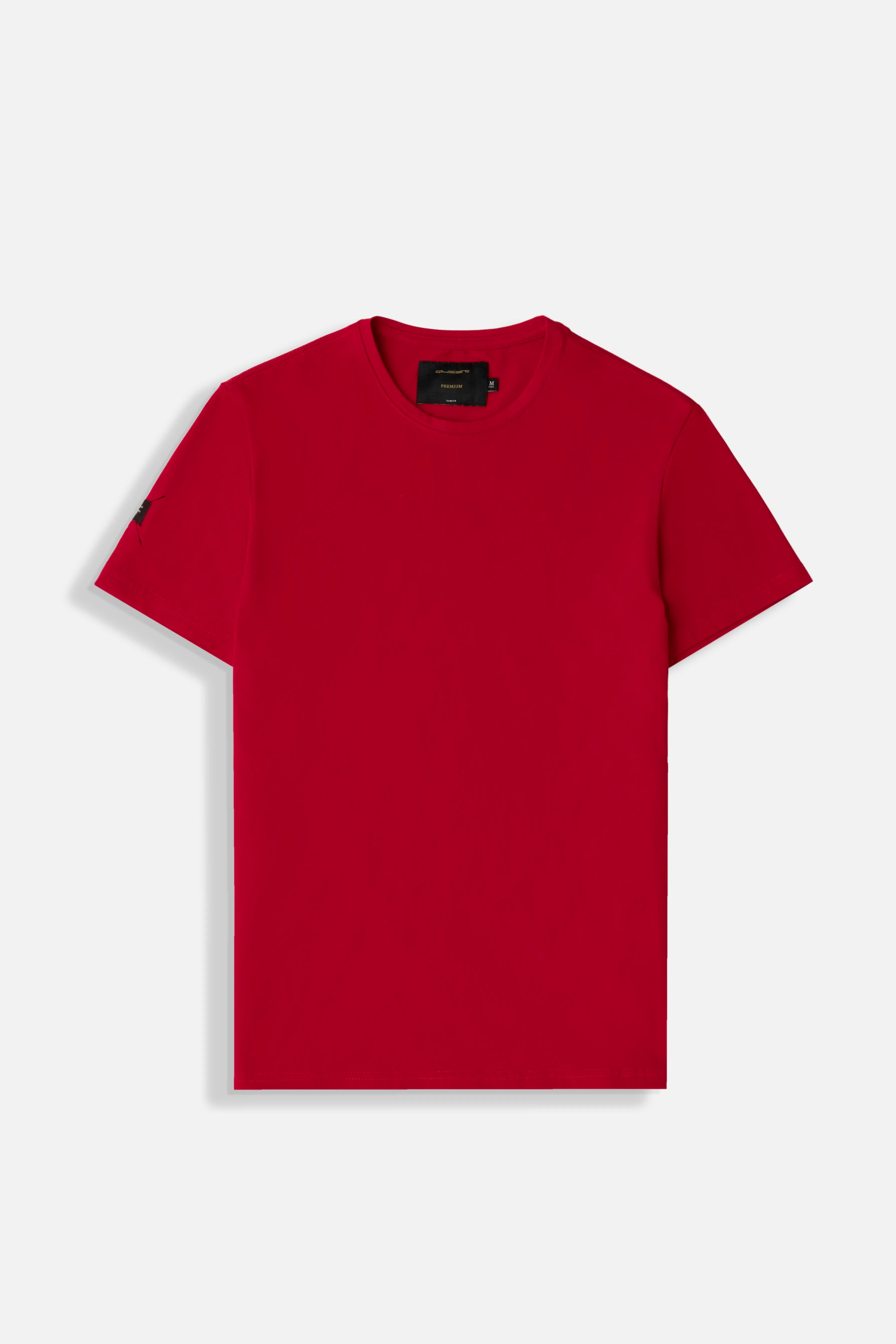 CAMISETA MANGA CORTA COLOR ROJO