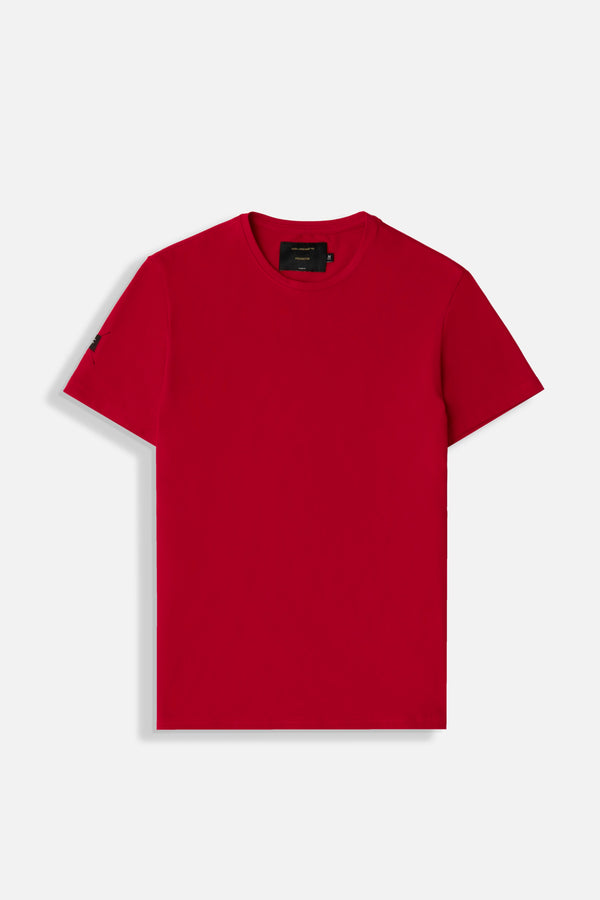 CAMISETA MANGA CORTA COLOR ROJO