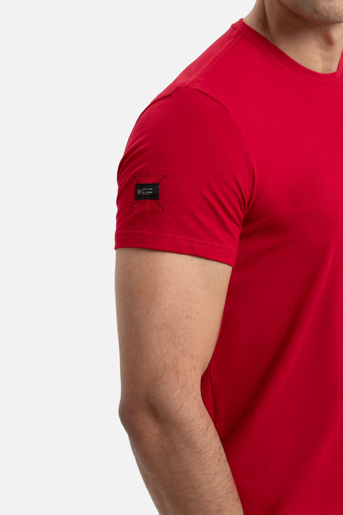 CAMISETA MANGA CORTA COLOR ROJO