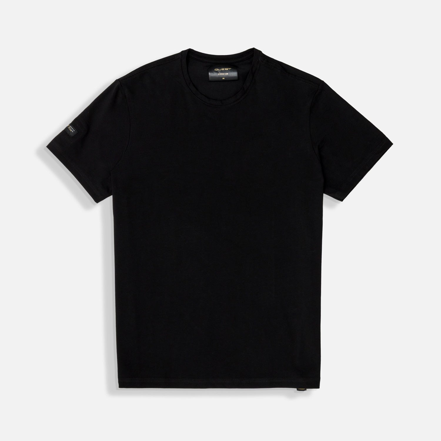 CAMISETA MANGA CORTA COLOR NEGRO