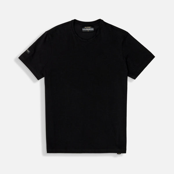 CAMISETA MANGA CORTA COLOR NEGRO