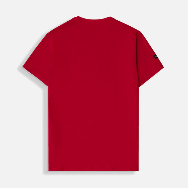 CAMISETA SLIM MANGA CORTA COLOR ROJO