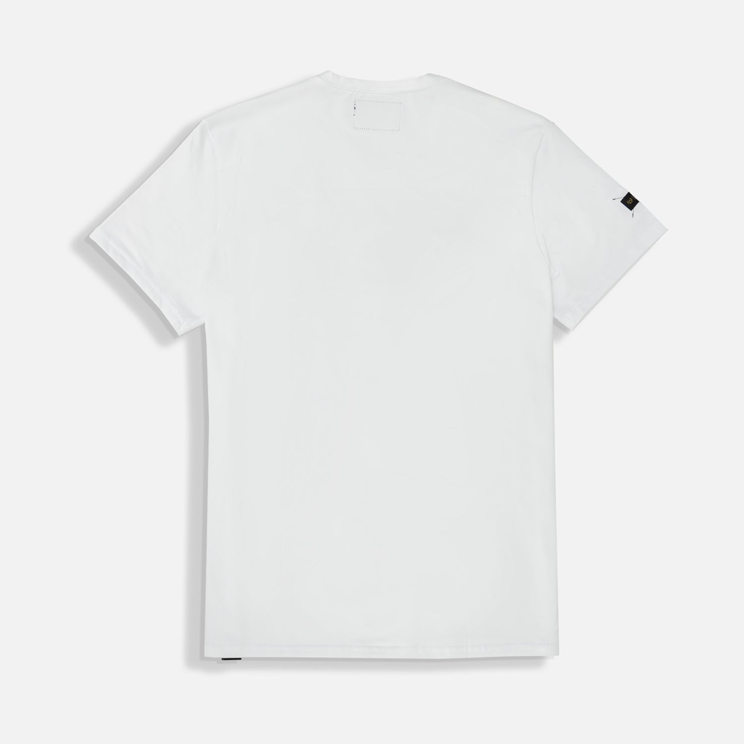 CAMISETA SLIM MANGA CORTA COLOR BLANCO OPTICO