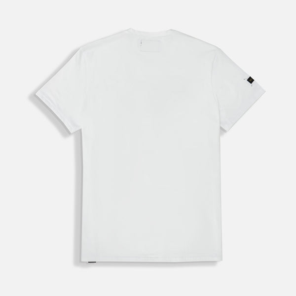 CAMISETA SLIM MANGA CORTA COLOR BLANCO OPTICO