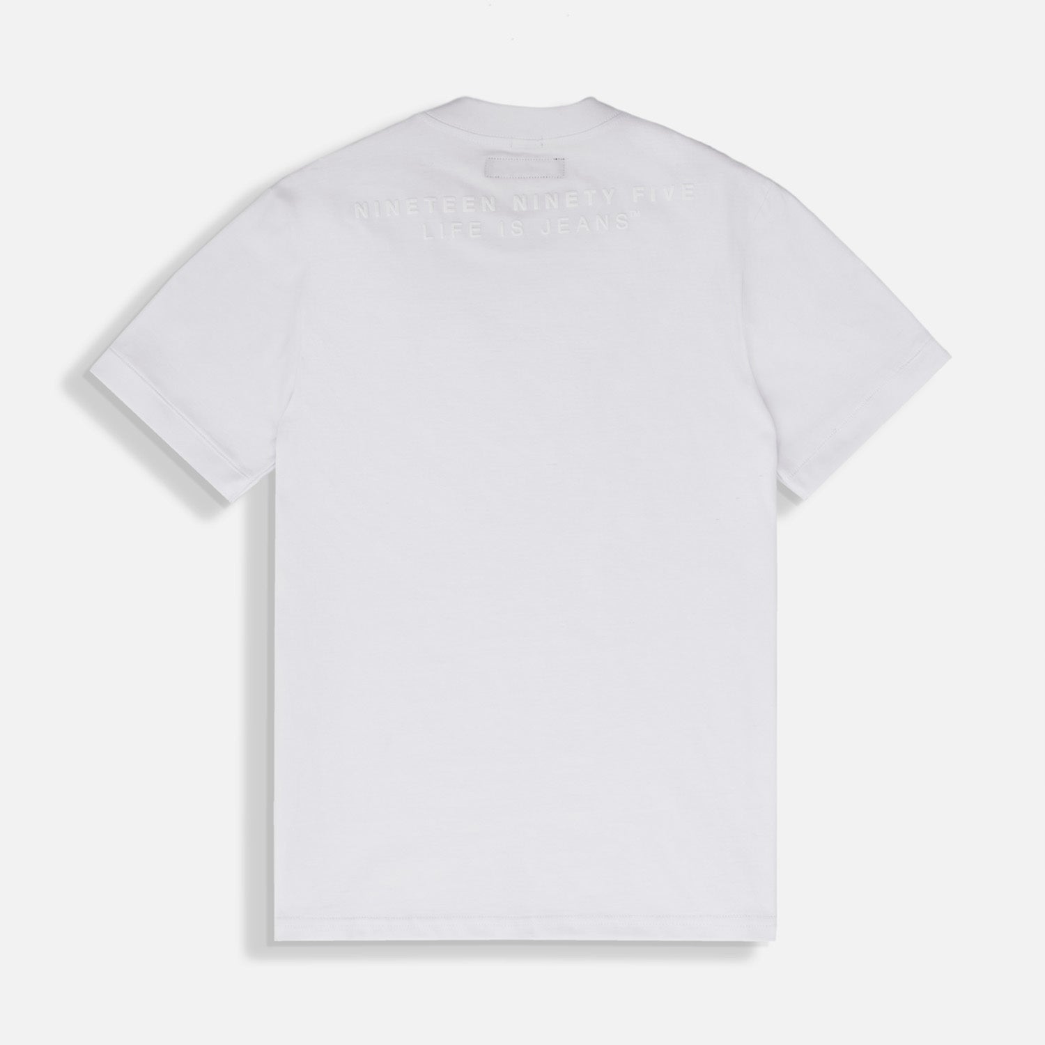 CAMISETA MANGA CORTA COLOR BLANCO OPTICO